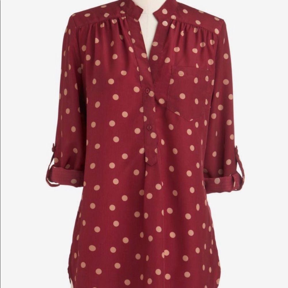 Polka dot tunic